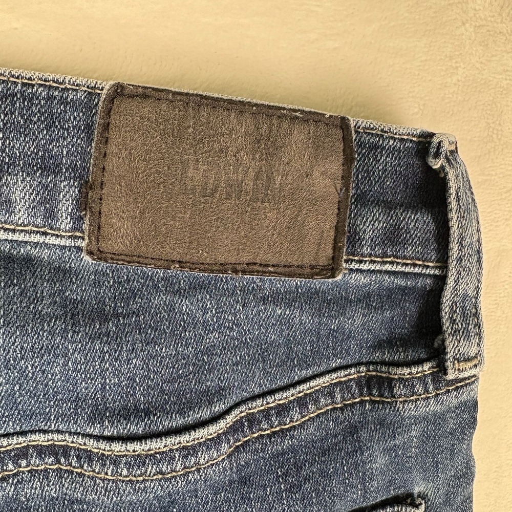 Edwin Bree Crop Slim Straight Jeans Women's Size 28 Anthropolgie (Reg $168) - Picture 5 of 11